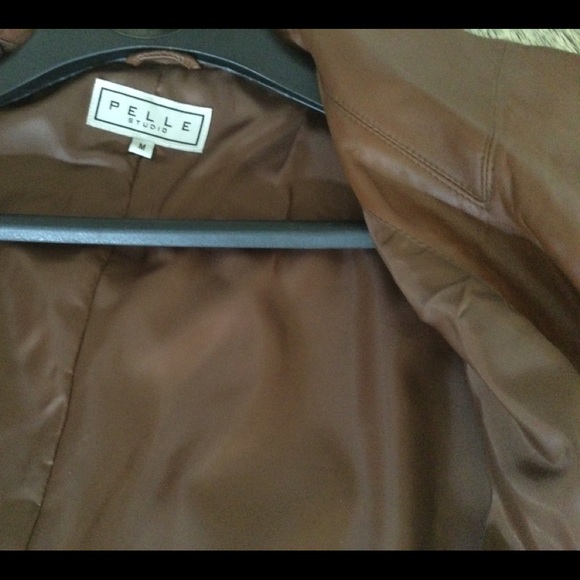 Chic soft retro leather jacket - Picture 7 of 9